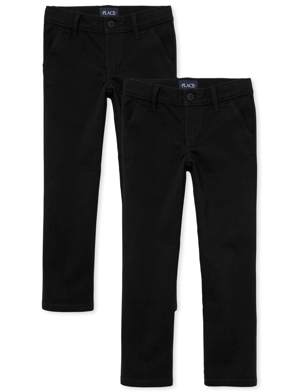 The Children’s Place Girls Stretch Skinny Chino Pants Black Size 4 NWT
2-Pack